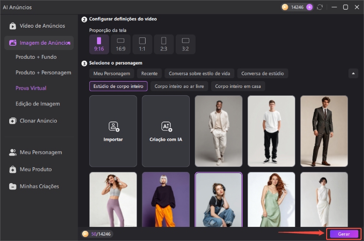 edimakor ai ad virtual try on images generation