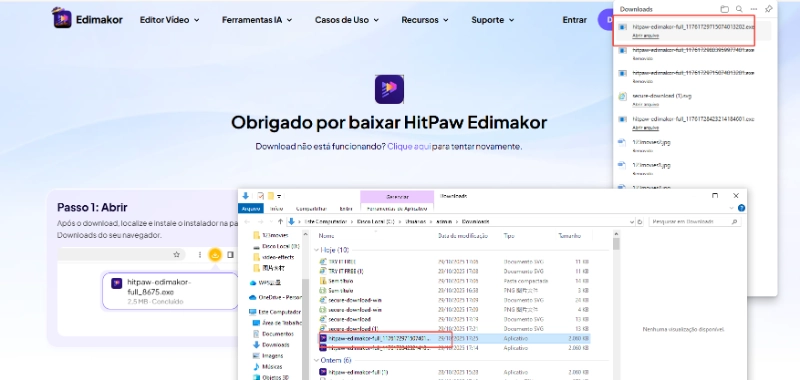 HitPaw Edimakor agradece o download