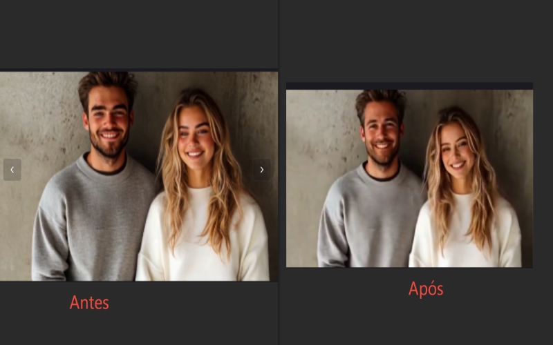 Exemplo de troca de rosto