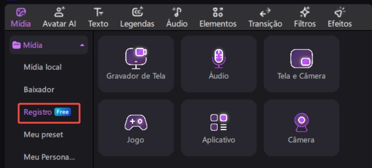 open screen recorder
