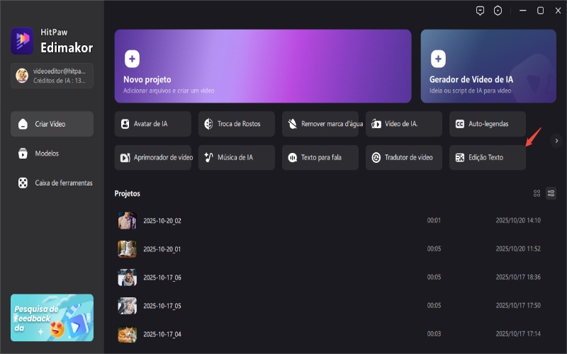edição baseada em texto