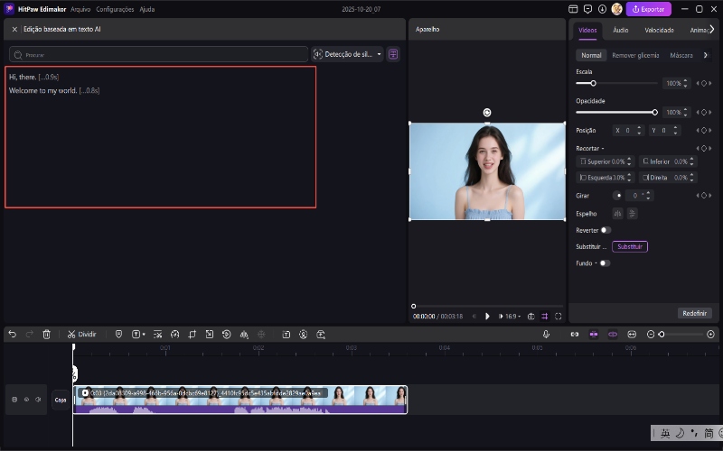 geração de edição baseada em texto