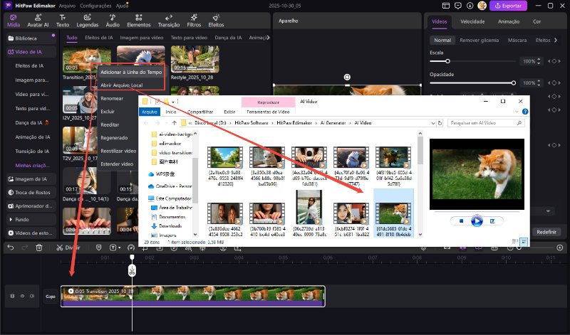 Aprimorar transições de vídeo