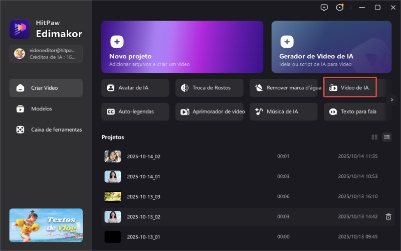 baixar ferramenta de IA de vídeo para vídeo